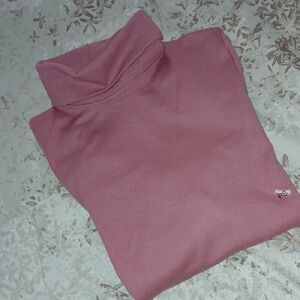 Women's Pink Turtleneck Top Size Petite Small